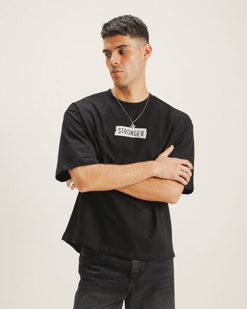 Playera Oversize Con Dise&ntilde;o