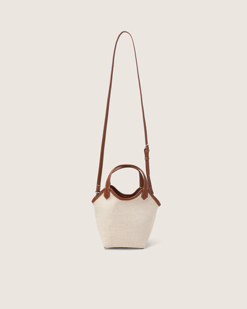 Bolso Mini Bucket Beige