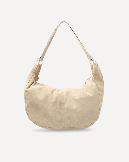 Bolso Beige Media Luna