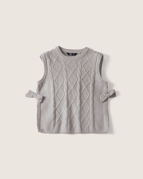 Chaleco Gris De Punto