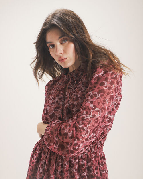 Vestido Corto Animal Print