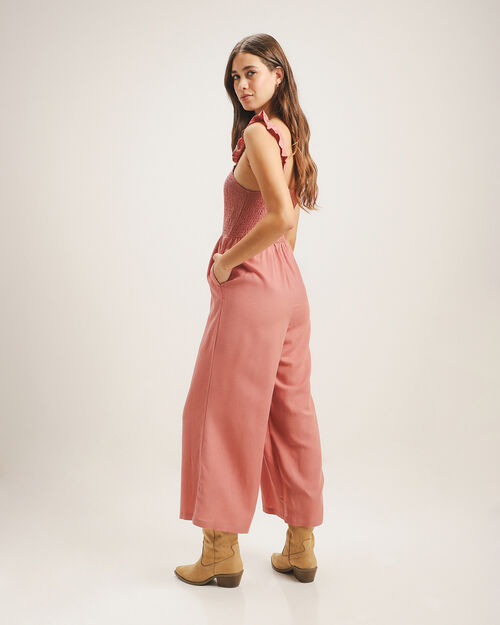 Jumpsuit Tirantes Rosa