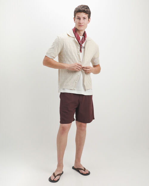 Short Lino Rojo