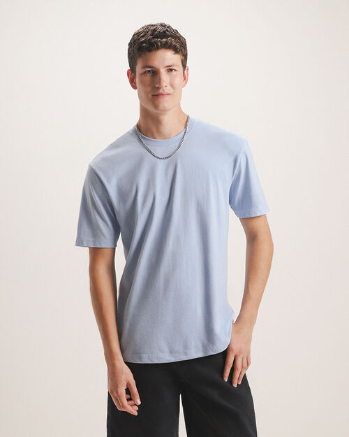 Playera Manga Corta Azul
