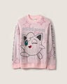 Suéter Jigglypuff Pokémon,ROSA PASTEL