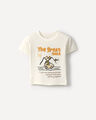 Playera Beige Dise&ntilde;o,BLANCO