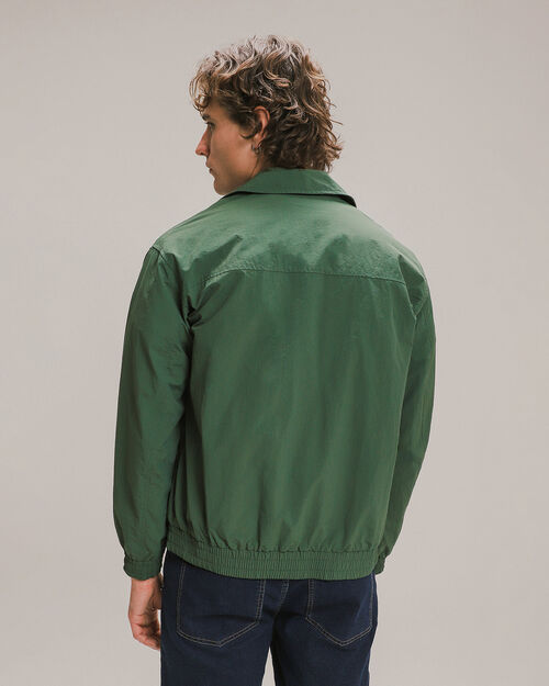 Bomber Estampada Verde