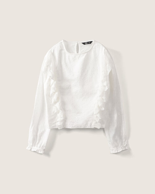 Blusa Blanca Encaje