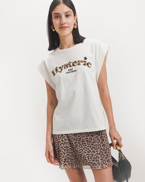 Playera Cropped Blanca