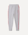 Jogger Lateral Contraste,GRIS