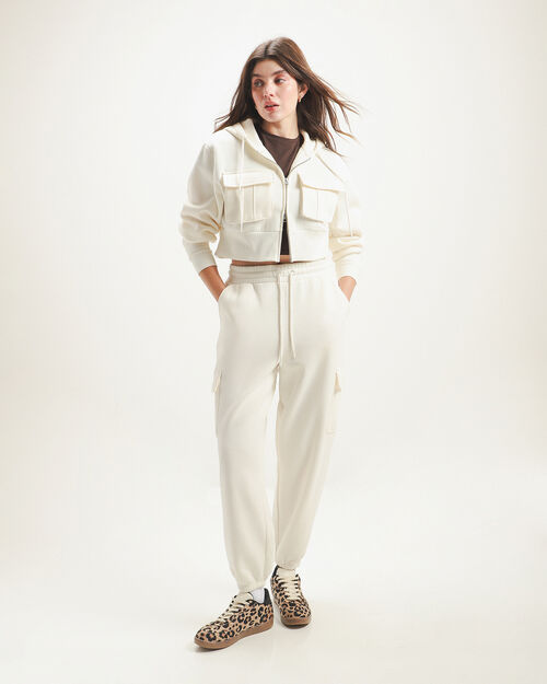 Jogger Cargo Blanco