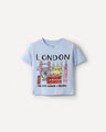 Playera Gr&aacute;fico New York,AZUL CIELO