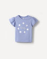 Playera Dise&ntilde;o Coraz&oacute;n,AZUL PASTEL