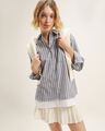 Camisa Oversize Azul,AZUL MARINO