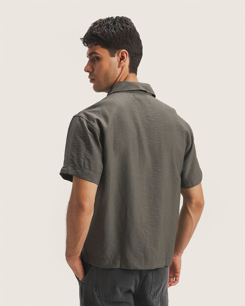 Camisa Manga Corta Olivo