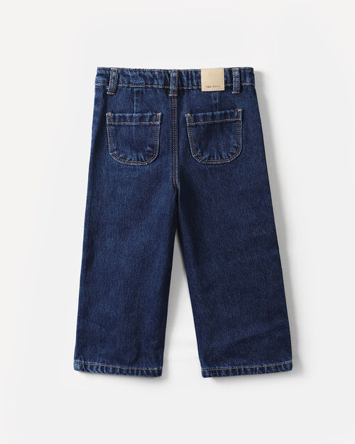 Jeans Wide Leg Bolsillos