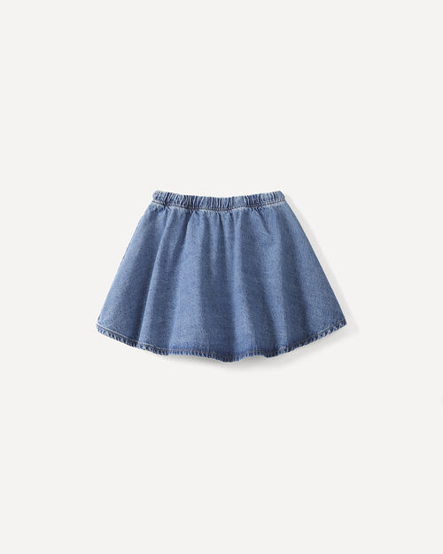Falda Mini De Mezclilla