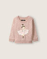 Sudadera Estampada Conejo,ROSA EMPOLVADO