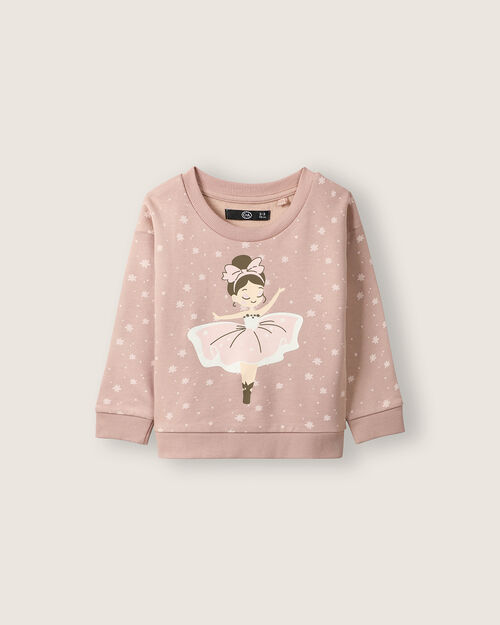 Sudadera Rosa Estampada