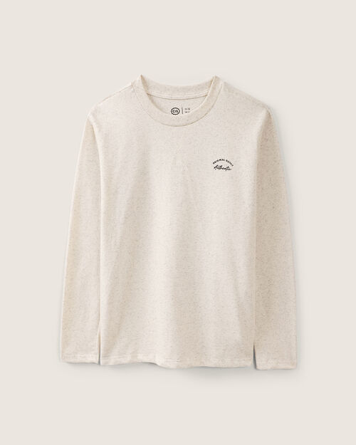 Playera Blanca Manga Larga