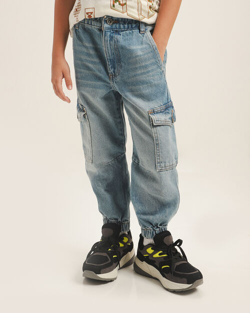 Jogger Cargo Azul