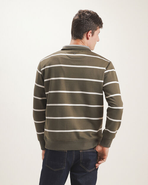 Sudadera Olivo Fit Slim