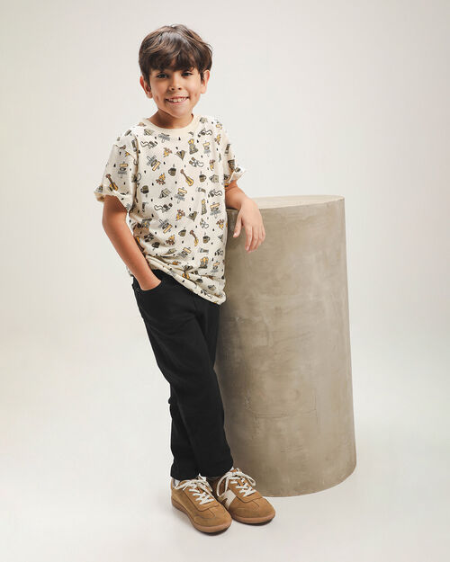 Playera Estampada Manga Corta