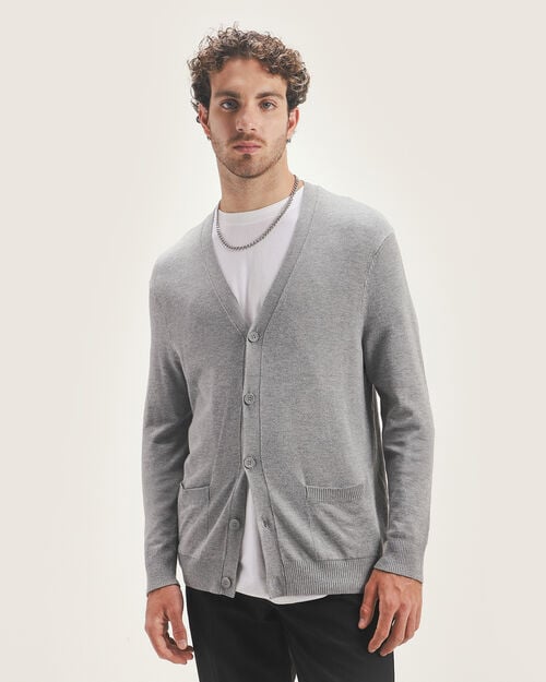 Suéter Gris De Punto