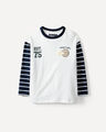 Playera De Manga Larga,BLANCO