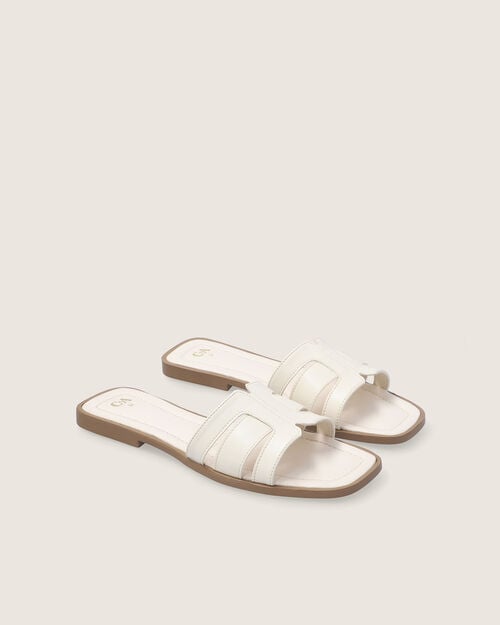 Sandalia Blanca Plana