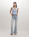 Jeans Flare Azul,AZUL CIELO