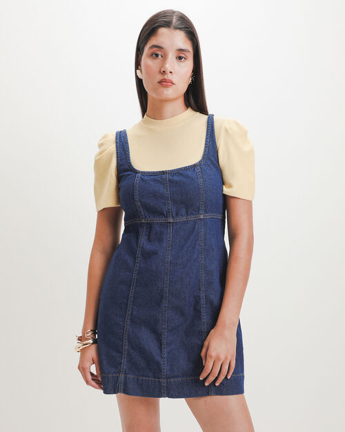 Vestido Corto De Mezclilla