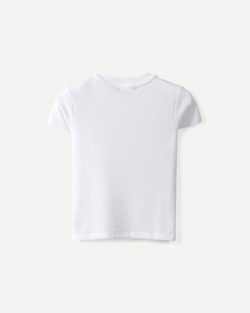 Playera Blanca Textura