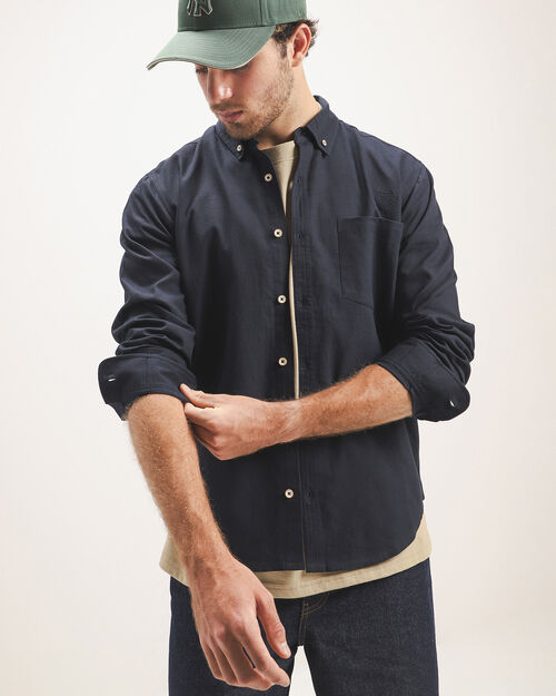 Camisa Azul Fit Regular