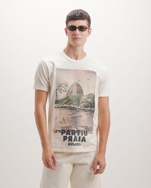 Playera Beige Con Dise&ntilde;o