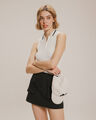 Top Cuello Polo,BLANCO