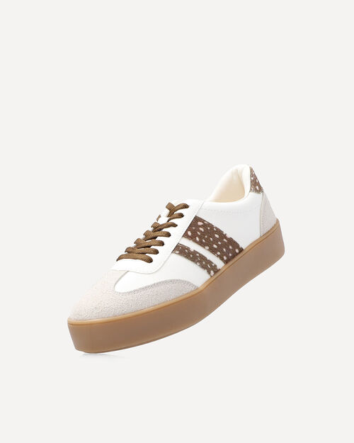 Tenis Plataforma Blancos