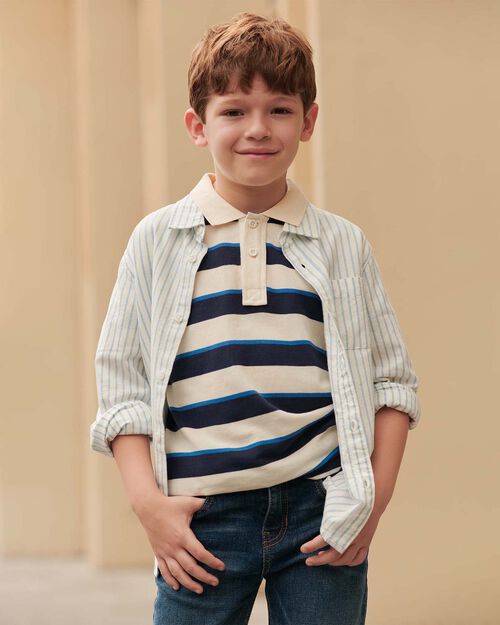 Polo Estampado Rayas
