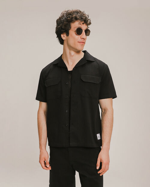 Camisa Negra Relaxed