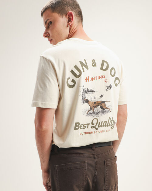 Playera Beige Estampada