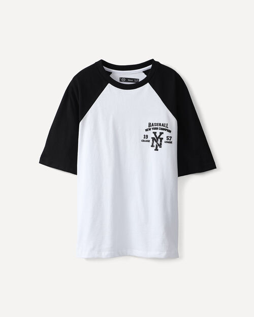 Playera Blanca Ranglan
