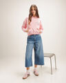 Jeans Azul Culotte,AZUL ACERO