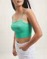 Crop Top Tirantes,VERDE PINO