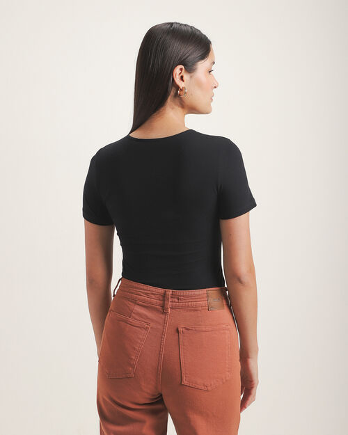 Body Negro B&aacute;sico