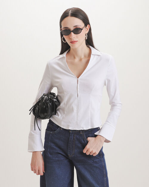 Camisa Manga Acampanada