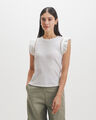 Top Blanco Volantes,BLANCO