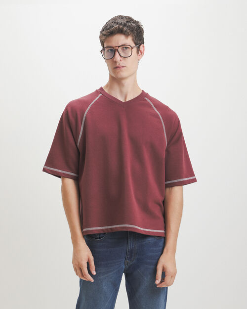 Playera Terry Roja