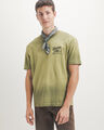 Playera B&aacute;sica Relaxed,VERDE