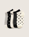 Paquete De Calcetines Con Diseño,NEGRO