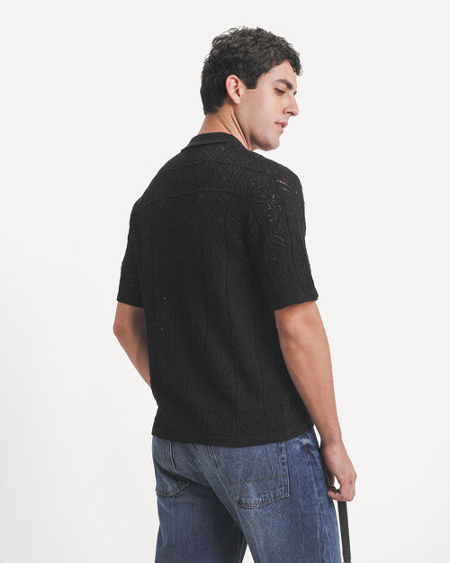 Camisa Tejida De Punto